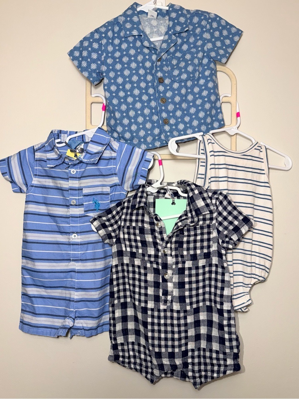 Assorted 3-6mo Baby Rompers and Sets